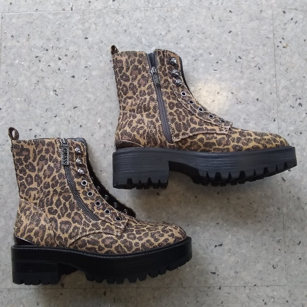 GUESS COMBAT BOOTS - Picture 4 of 7